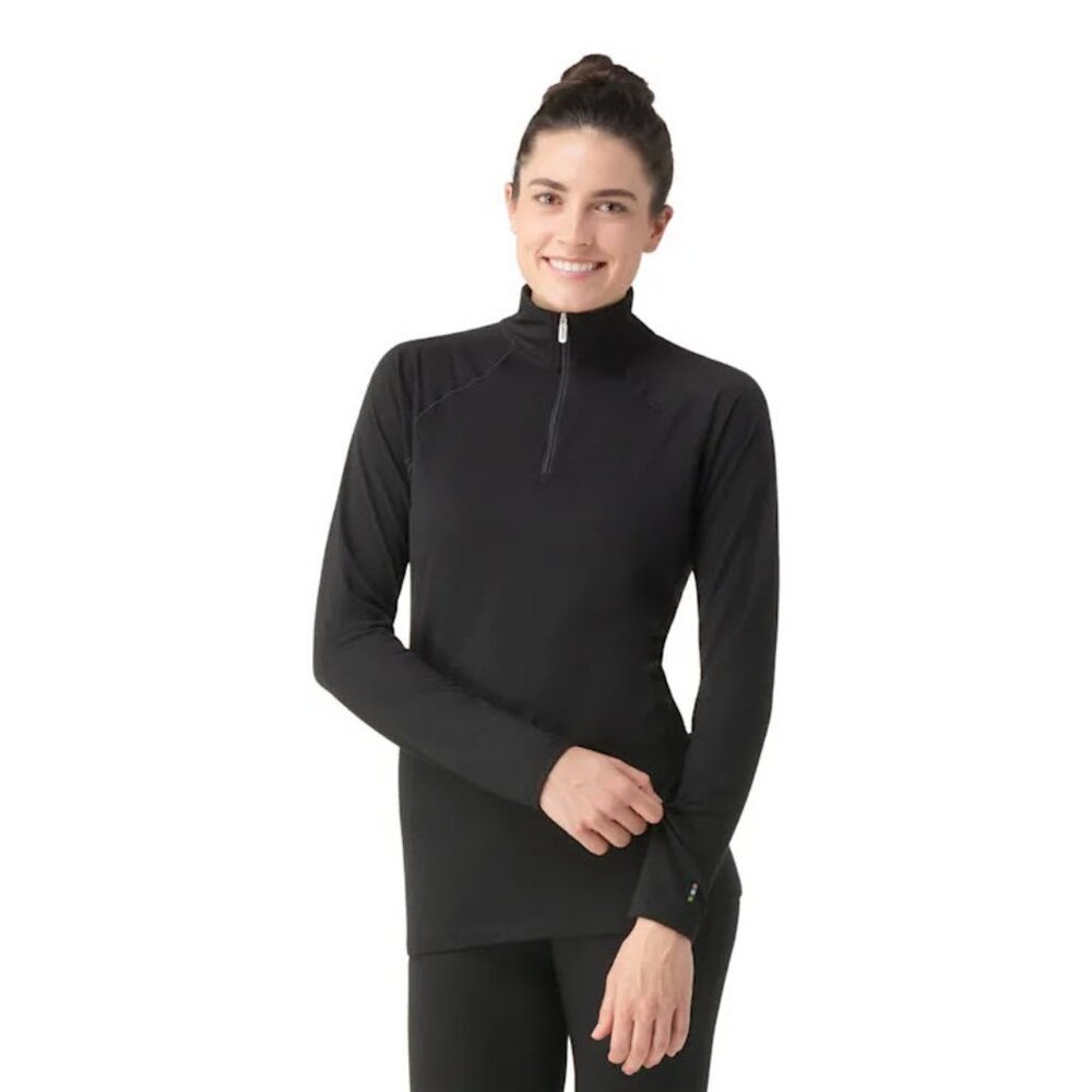 Smartwool Women's Classic All-Season Merino Base Layer 1/4 Zip Sz XL - Picture 3 of 12